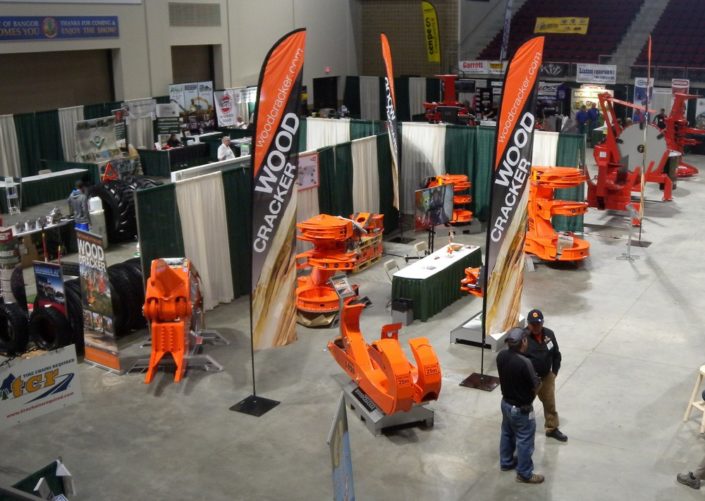 Woodcracker Exhibits at Loggers EXPO in Bangor, Maine WESTTECH .. Woodcracker